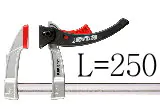 BE-KLI25. ����� �������� (2��.) ����������� �������������� 250x80 0.35�� Kli-Klamp BESSEY