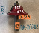 BK-00702. ����� ��������� �������� �/� D51,5 H22,2 R7,9/9,5 �12 #9260