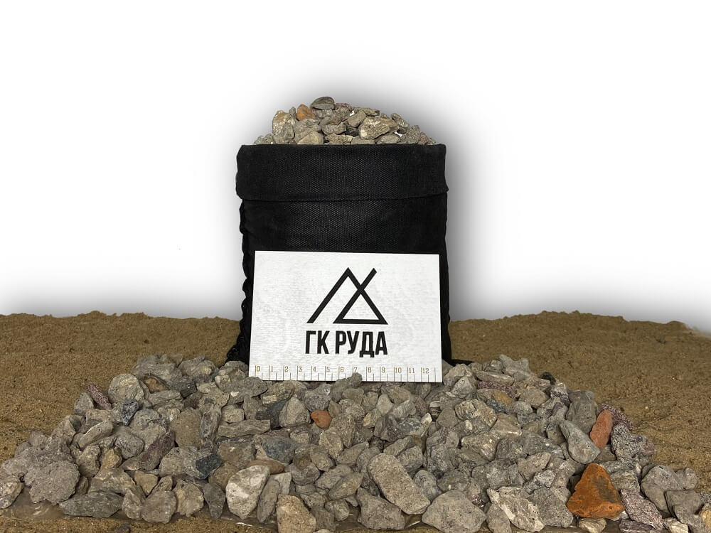 Вторичный щебень фр 5-20 мм в мешках 50л с доставкой