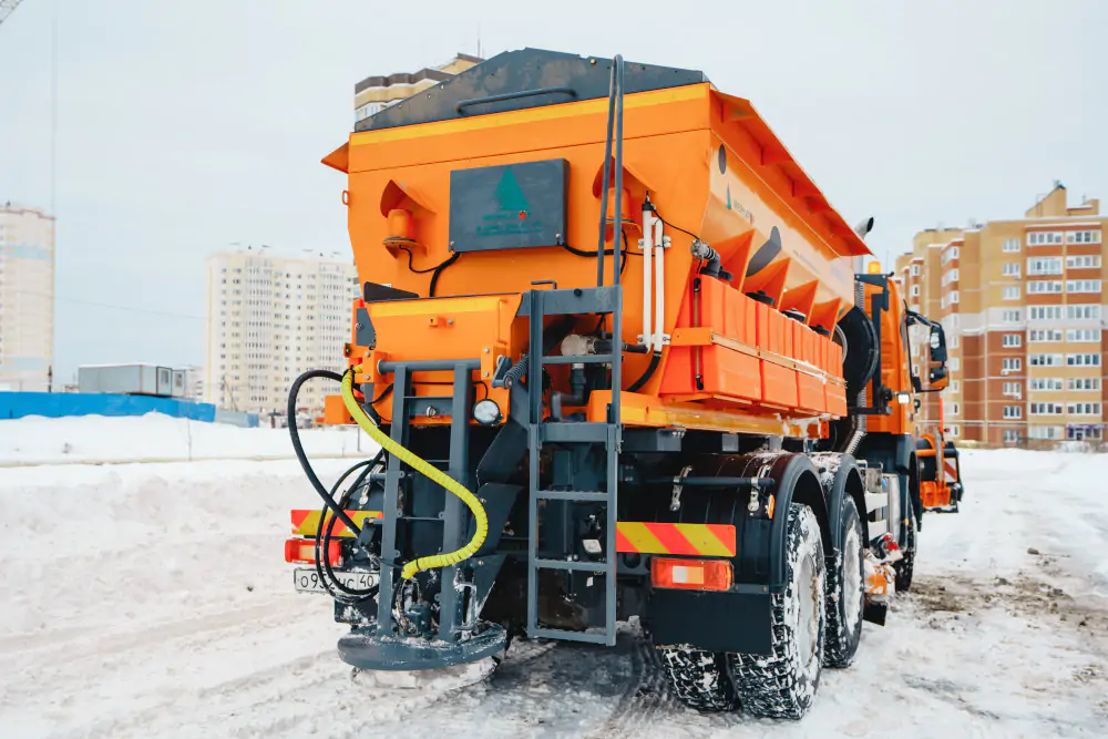 Применение противогололедных материалов